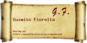 Guzmits Fiorella névjegykártya